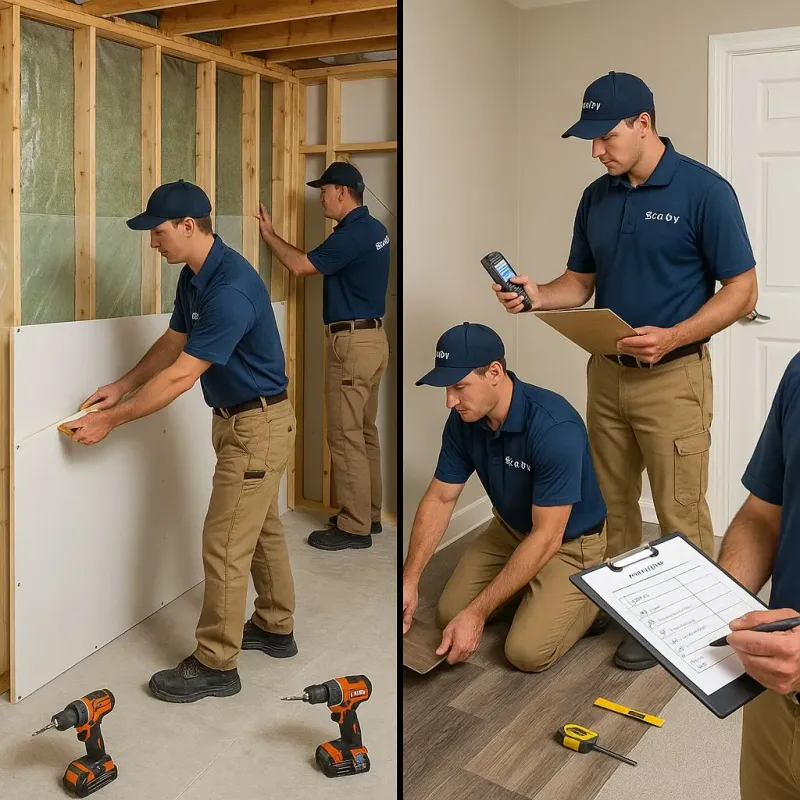 Repairs and Reconstruction process in West Ishpeming, MI